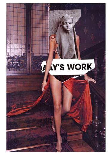 Original Conceptual Fashion Collage by alain clément