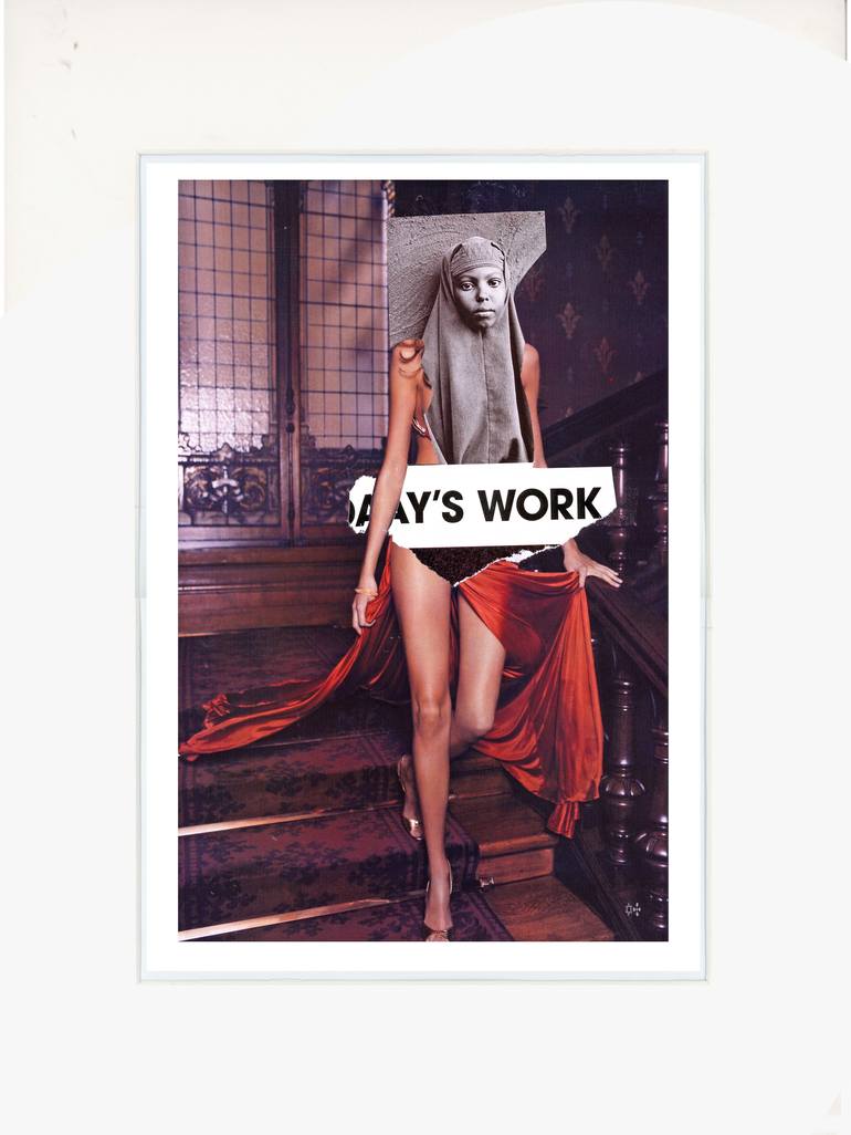 Original Conceptual Fashion Collage by Alain Clément