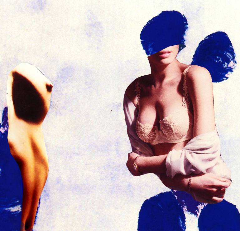 Original Erotic Collage by alain clément