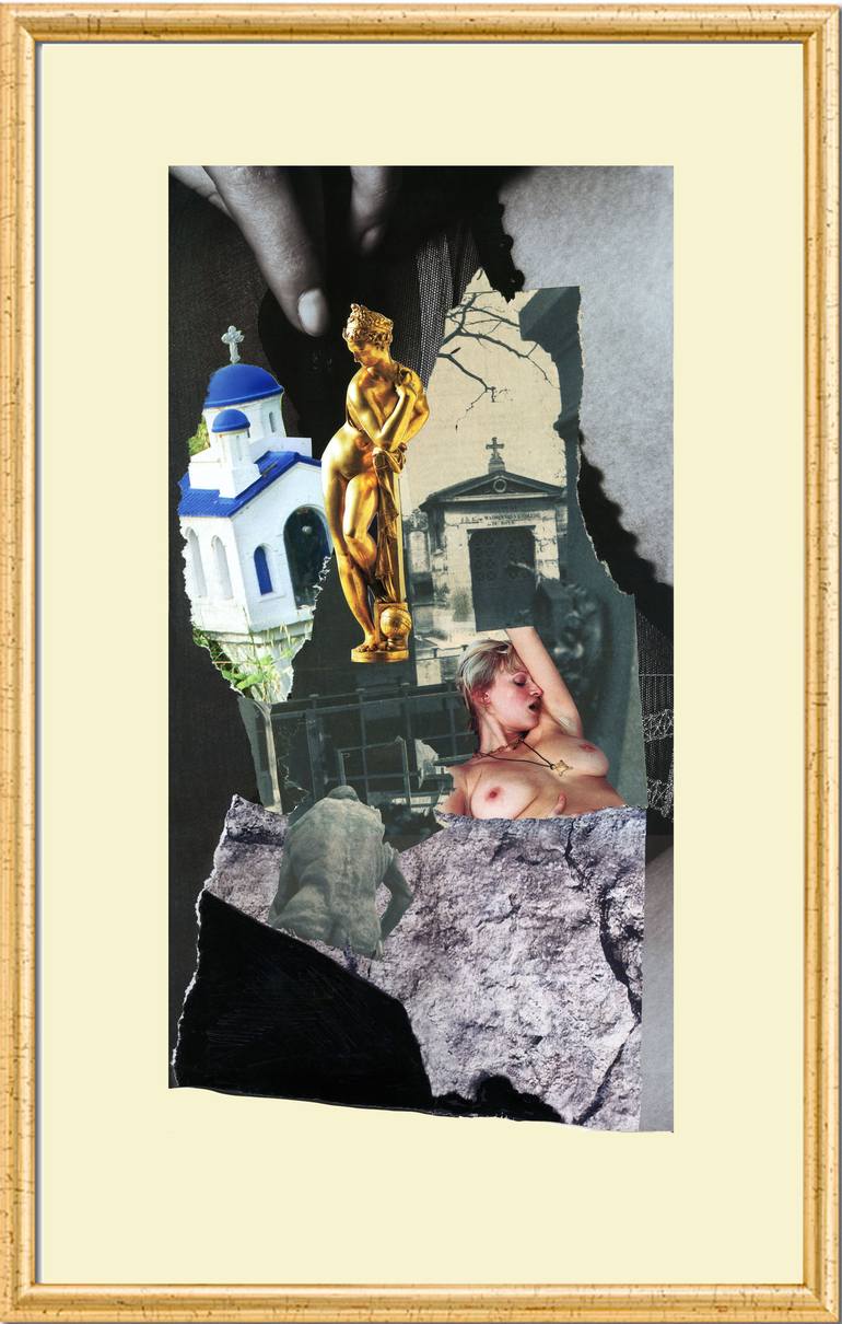 Original Conceptual Fantasy Collage by alain clément