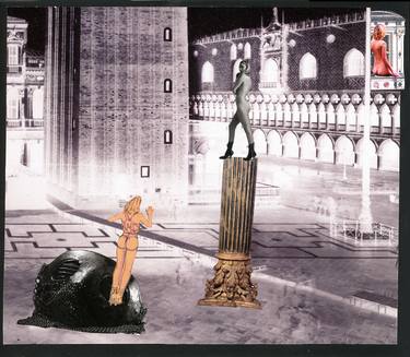 Original Conceptual Fantasy Collage by alain clément