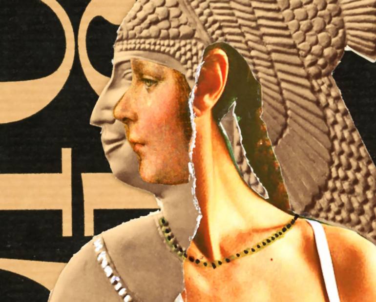 Original Conceptual Classical mythology Collage by alain clément