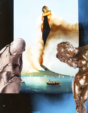 Original World Culture Collage by alain clément
