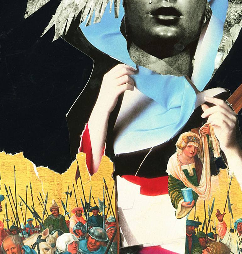 Original Conceptual Religion Collage by alain clément