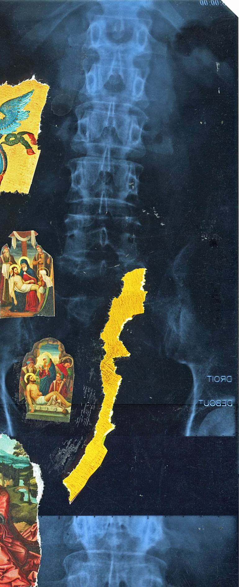 Original Conceptual Religion Collage by alain clément