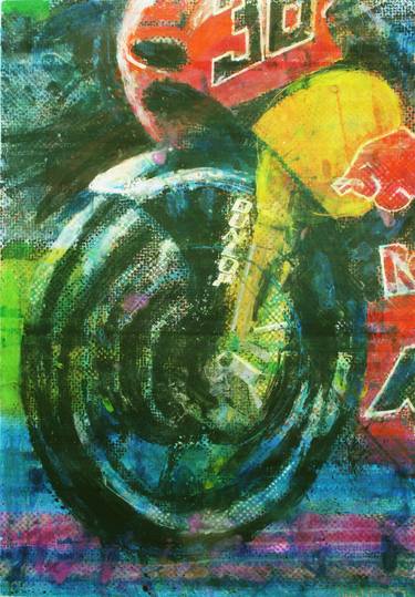 Print of Expressionism Motorbike Paintings by Kent Harrison