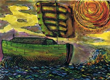 Print of Modern Boat Paintings by Paul Bohannon