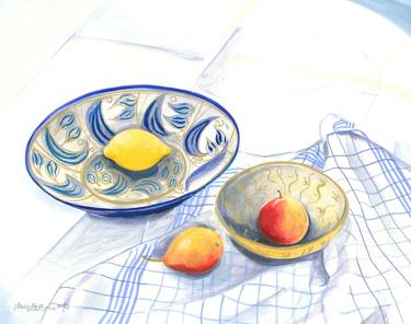 Original Fine Art Still Life Paintings by ISABELLE BRENT
