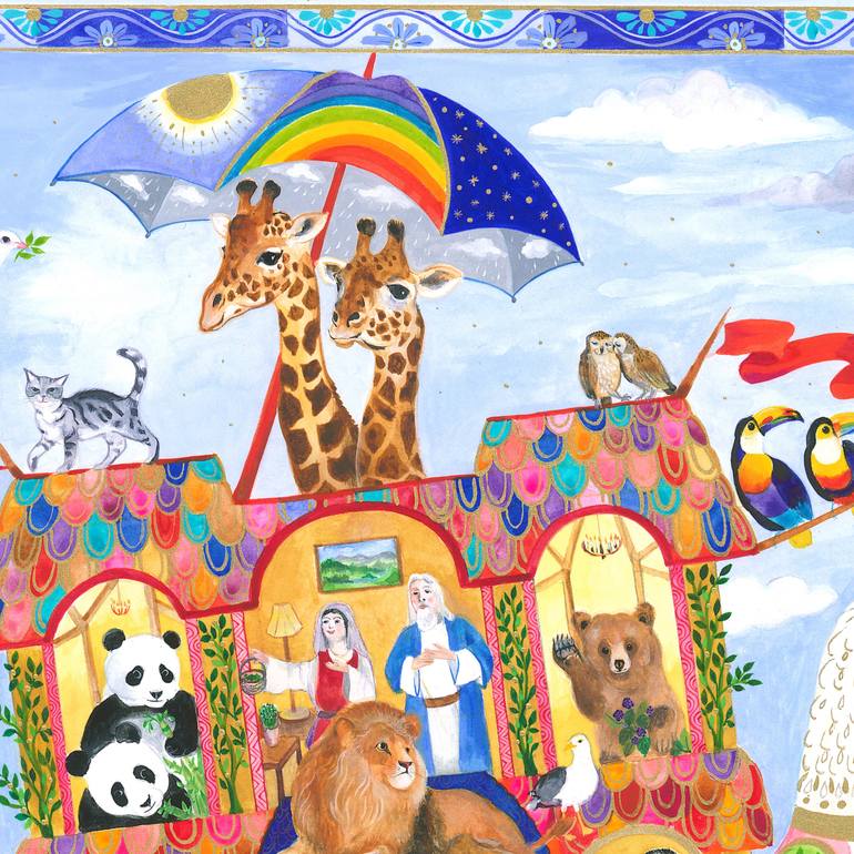 Original Illustration Animal Painting by Isabelle Brent 