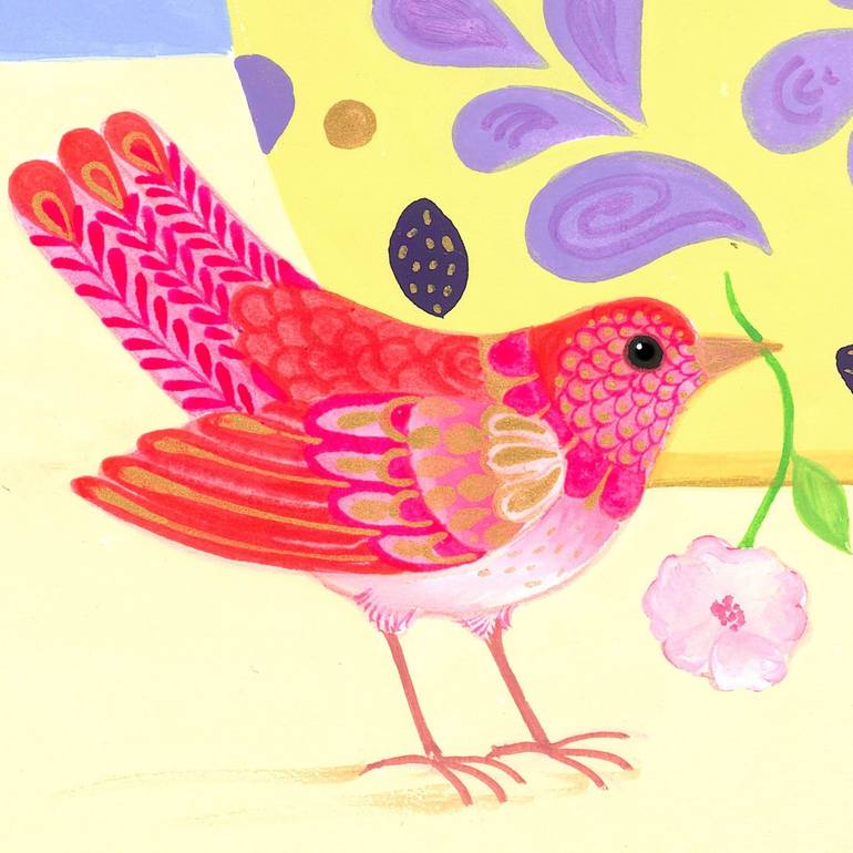 Original Contemporary Floral Painting by Isabelle Brent 