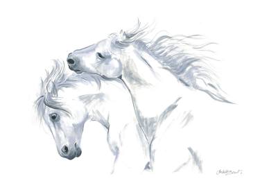 Original Fine Art Horse Paintings by ISABELLE BRENT