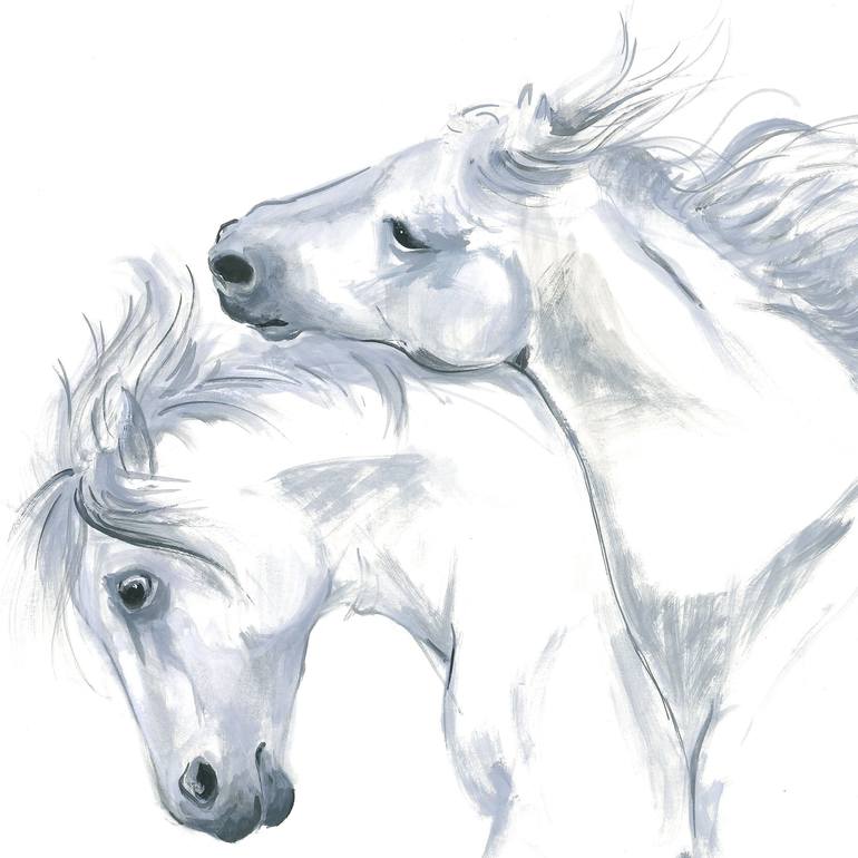 Original Horse Painting by ISABELLE BRENT 