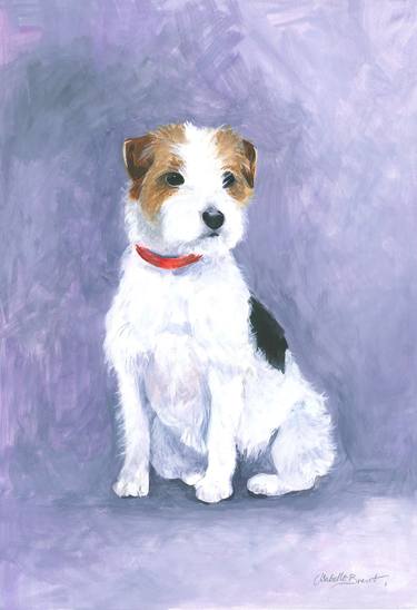 Print of Dogs Paintings by ISABELLE BRENT