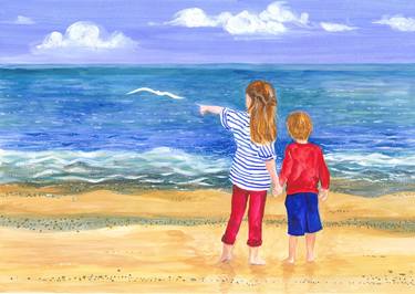 Print of Beach Paintings by ISABELLE BRENT