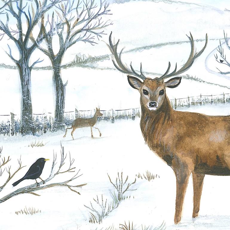 Original Contemporary Animal Painting by Isabelle Brent 