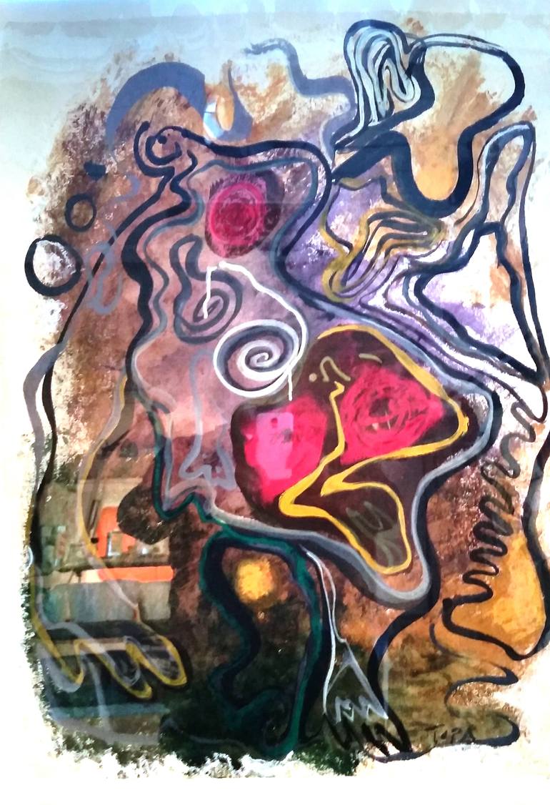 Between sea and sky Painting by Jerome Tupa | Saatchi Art