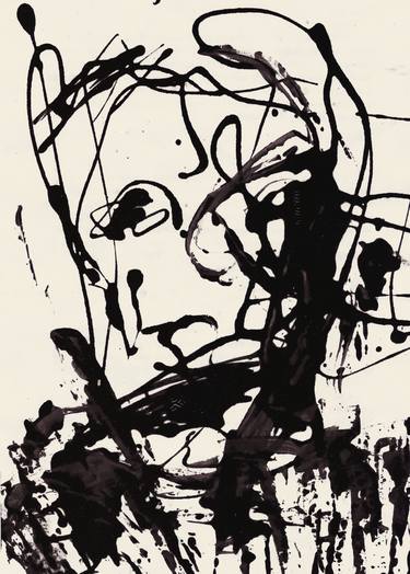 Print of Expressionism Portrait Printmaking by Nikola Milekic