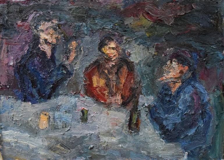 Thief, liar and a madman Painting by Nikola Milekic | Saatchi Art