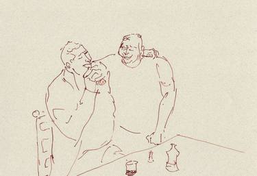 Print of Expressionism Food & Drink Drawings by Nikola Milekic