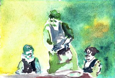 Print of Expressionism Family Paintings by Nikola Milekic