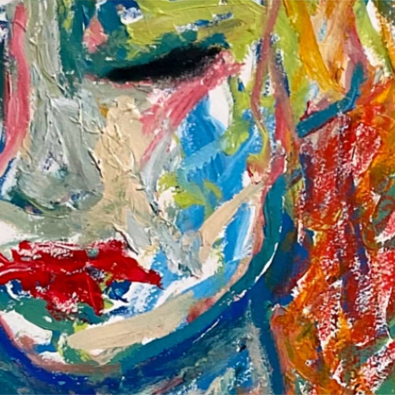 Original Abstract Women Painting by Lee Wilde