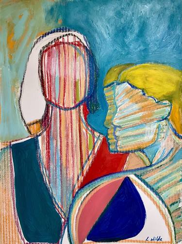 Convergent / Divergent - Abstract Figurative Painting Psychological Art thumb