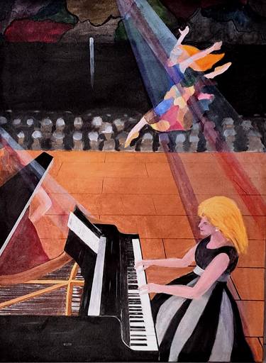 Original Music Painting by Gary Kirkpatrick