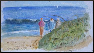 Print of Beach Paintings by Gary Kirkpatrick