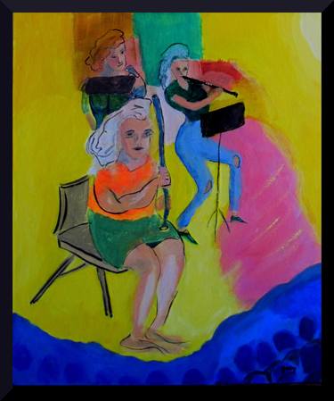 Print of Figurative Music Paintings by Gary Kirkpatrick