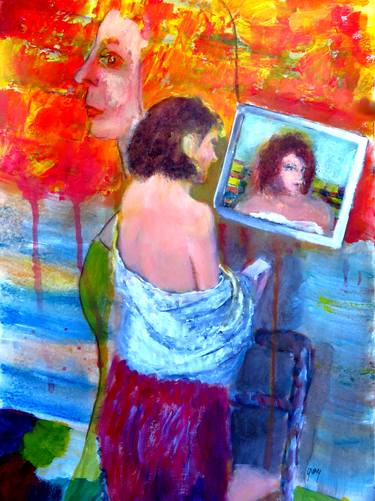 Original Expressionism People Paintings by Gary Kirkpatrick