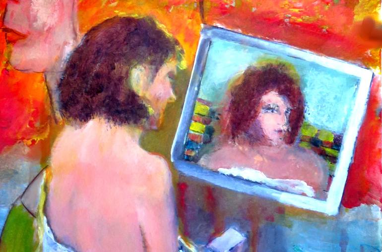 Original Expressionism People Painting by Gary Kirkpatrick
