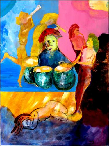 Print of Expressionism Music Paintings by Gary Kirkpatrick