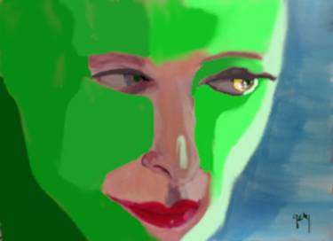 Woman in Green thumb