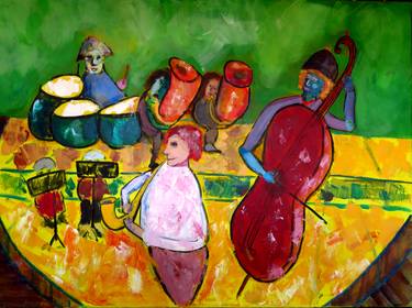 Print of Expressionism Music Paintings by Gary Kirkpatrick