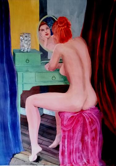 Print of Figurative Nude Paintings by Gary Kirkpatrick