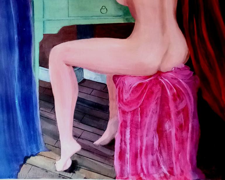 Original Figurative Nude Painting by Gary Kirkpatrick