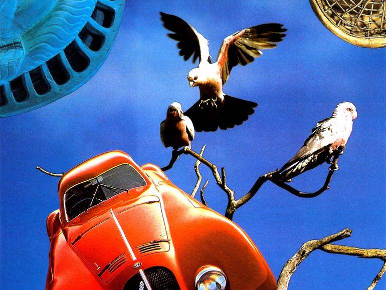 Original Conceptual Fantasy Collage by Roberto Oscar Gasperi