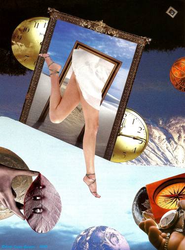 Original Surrealism People Collage by Roberto Oscar Gasperi