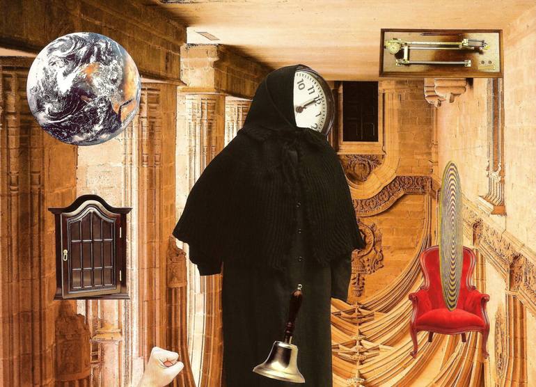 Original Surrealism People Collage by Roberto Oscar Gasperi