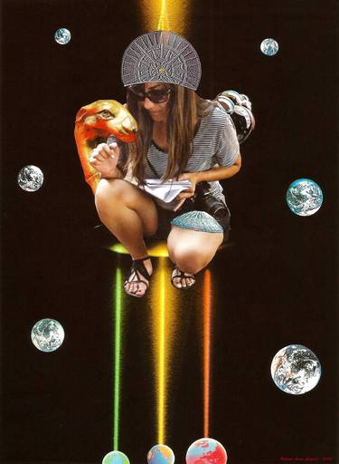 Print of Surrealism Science/Technology Collage by Roberto Oscar Gasperi