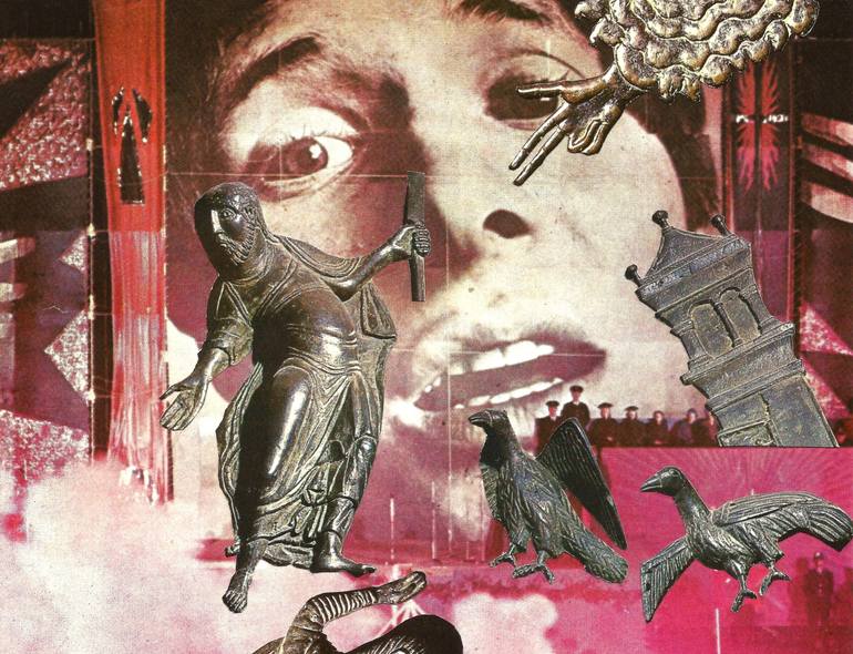 Original Popular culture Collage by Roberto Oscar Gasperi