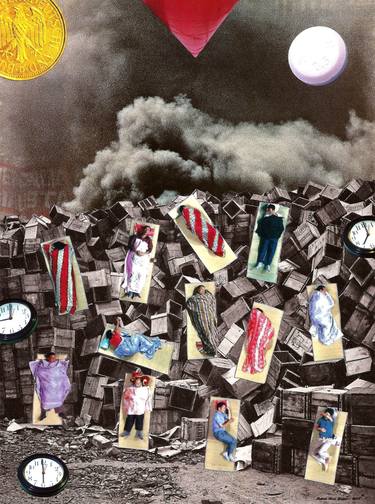 Print of Surrealism People Collage by Roberto Oscar Gasperi