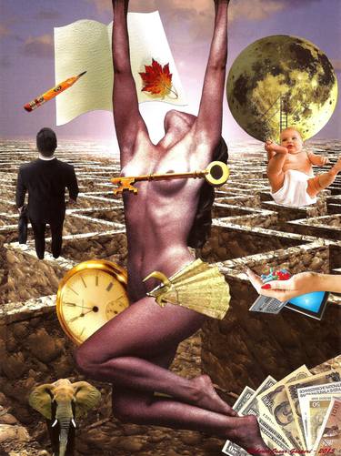 Print of People Collage by Roberto Oscar Gasperi