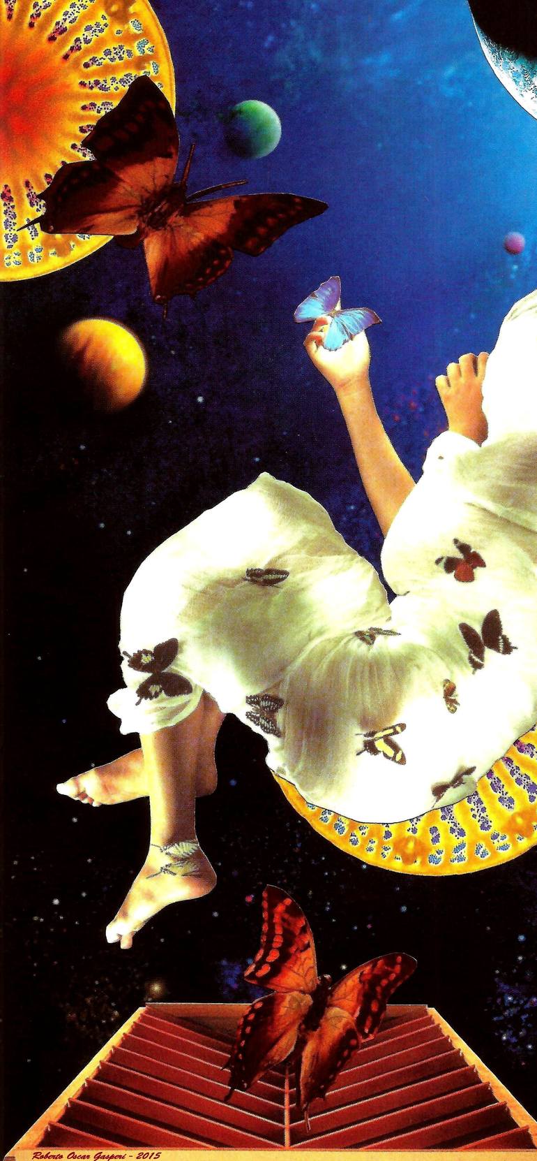 Original Other People Collage by Roberto Oscar Gasperi