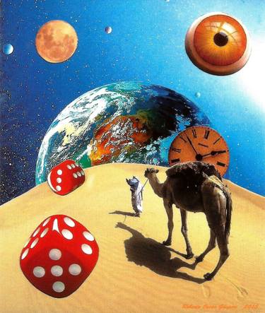 Original Surrealism People Collage by Roberto Oscar Gasperi