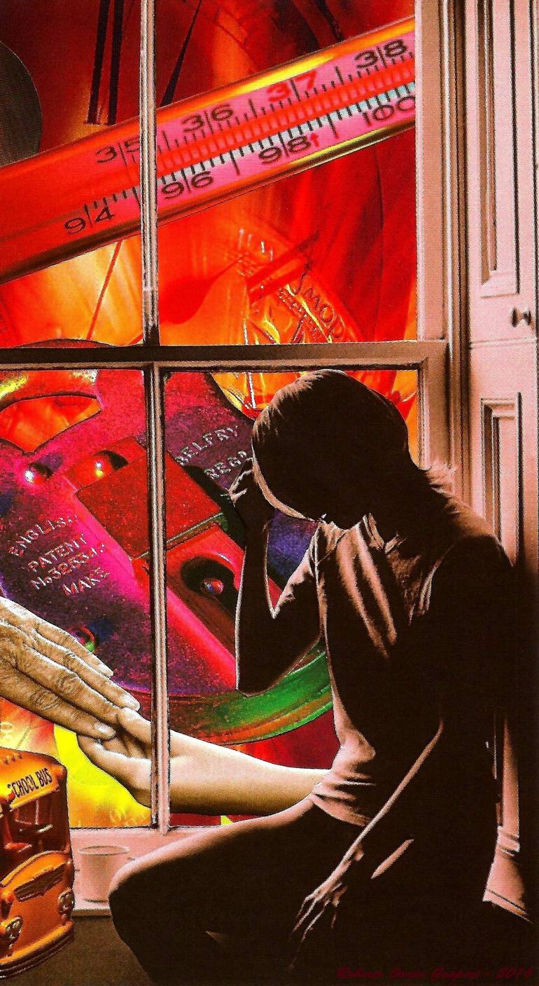 Original Surrealism People Collage by Roberto Oscar Gasperi