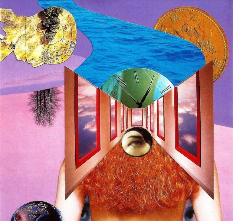 Original Surrealism People Collage by Roberto Oscar Gasperi