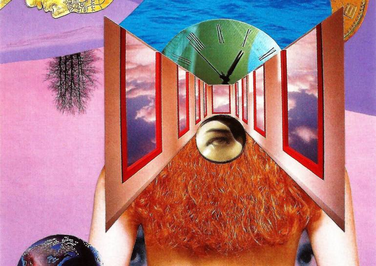 Original Surrealism People Collage by Roberto Oscar Gasperi