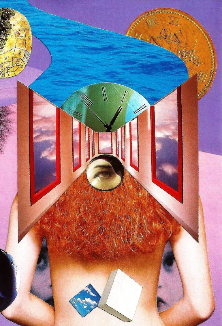 Original Surrealism People Collage by Roberto Oscar Gasperi