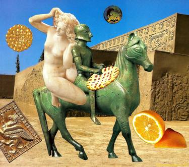 Original Surrealism Popular culture Collage by Roberto Oscar Gasperi